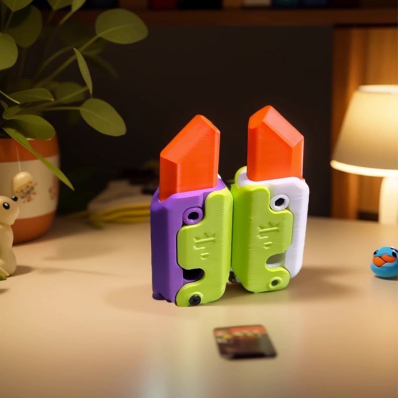 重力直跳小萝卜刀3D打印