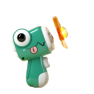 卡通恐龙陀螺发光飞碟竹蜻蜓旋转发射陀螺枪飞盘带灯光男女孩玩具