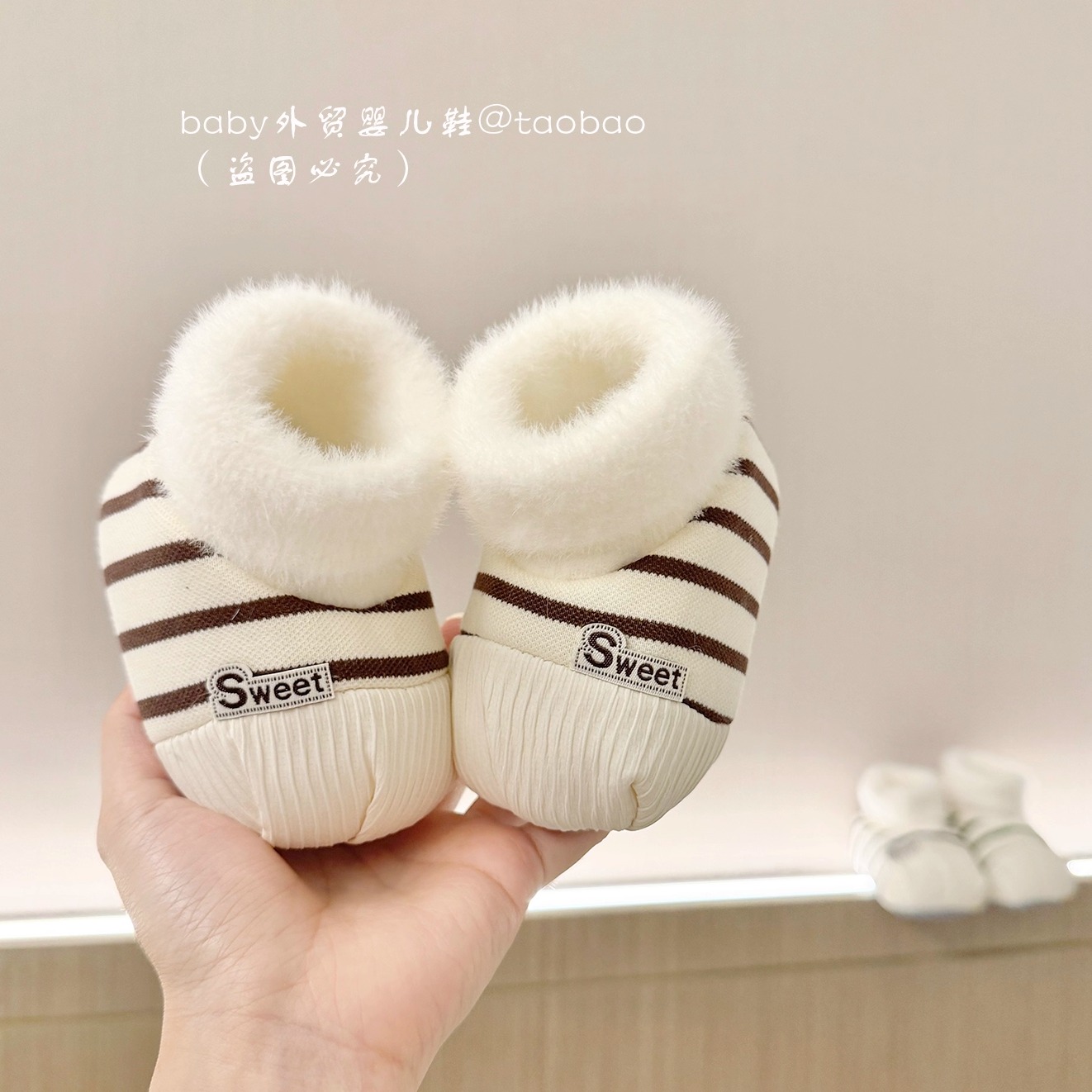 冬季婴儿鞋加绒保暖加厚保暖棉鞋