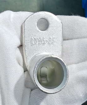 L型直角折弯铜鼻子T90窥口LYF/SKF90-16 35 95线耳90度端子一只价