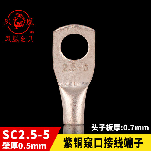 铜接头DTGA铜鼻子SC2.5-5