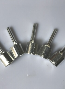 紫铜焊接 IT25平方冷压接线端子/接线端头/针形插针 镀银  一只