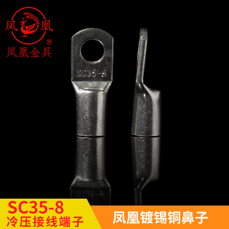 国标船用短线铜鼻子SC35-8一只