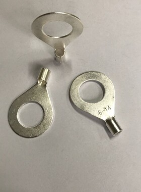 冷压接线端子 OT6-14 大孔铜鼻子法兰静电跨接端子  一只价