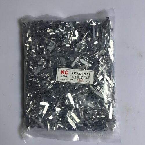 紫铜扁针型裸端头DBN5.5-18 鸭舌端子 扁插针 片型端子 1000只
