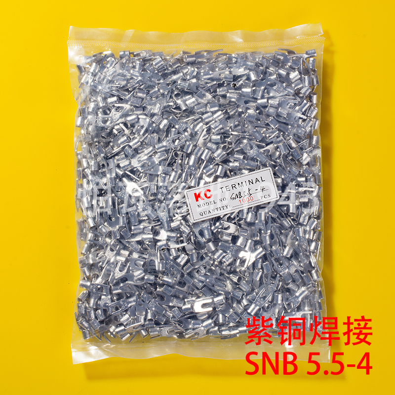 SNB5.5-4冷压紫铜接线端子