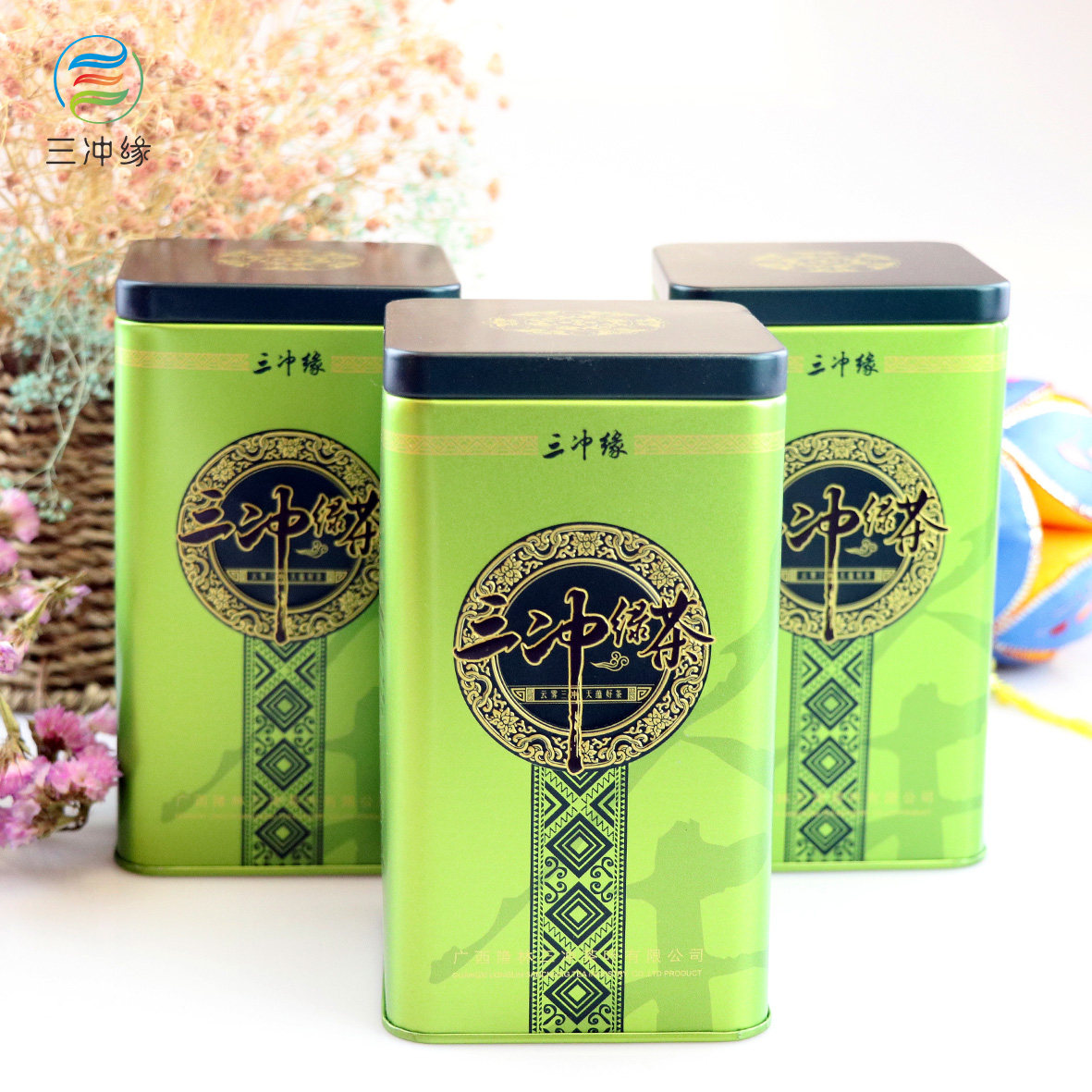 三冲缘银螺绿茶 嫩芽鲜茶 散茶罐装250g