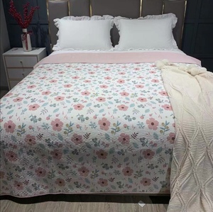 加大机洗水洗双面绗缝床盖床单电炕垫榻榻米垫  3米