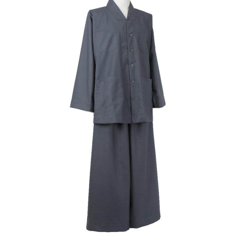 特卖远尘短褂僧服春秋款精纺棉布小褂西装布僧衣男女出家师父和尚