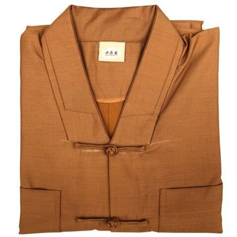 妙庄严僧服僧衣短褂春秋冬季双层内衬西装毛料僧服保暖僧服小褂