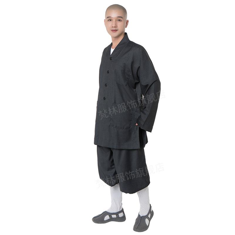 特卖梵林四季僧服大褂夏季长短褂和尚僧衣大小褂长衫长袍短褂套装