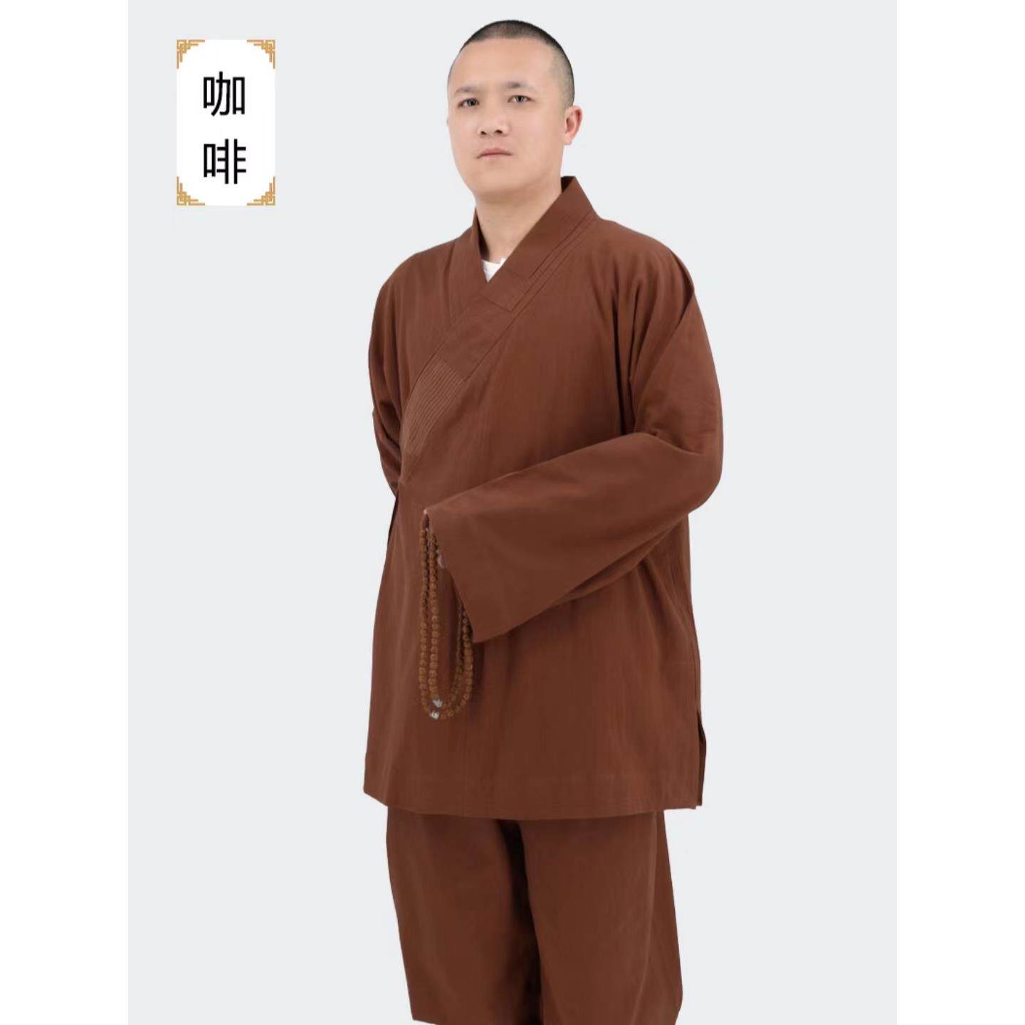 特卖普兴汇僧服春秋款罗汉褂小褂僧人四季套装和尚服汉衫亚麻出家