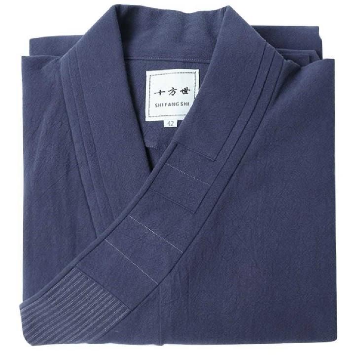 特卖僧服亚麻和尚出家师父衣服比丘比丘尼大褂四季款亚麻棉僧服长