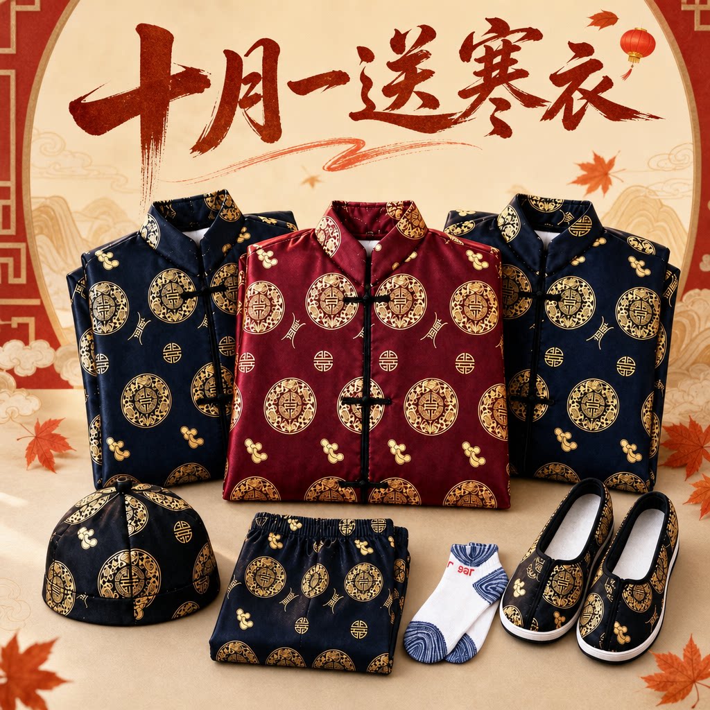寒棉衣节全套大全十月一给故人送衣服男女加棉加厚批发手工折纸