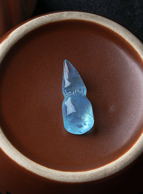 男女海蓝宝蓝色水晶吊坠精品