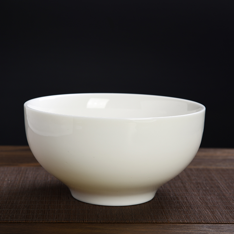 德化白瓷羊脂玉瓷面碗汤碗精品