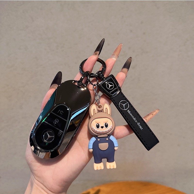 适用2026款奔驰CLA300L新能源钥匙套超长续航领智版用品金属壳扣