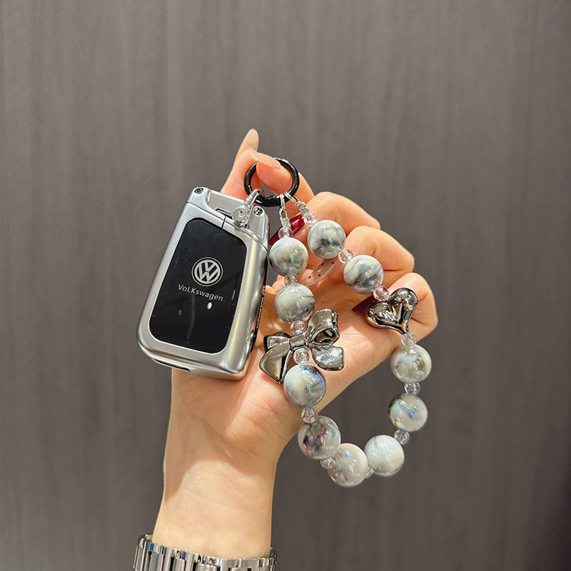 适用大众朗逸新速腾钥匙套迈腾途观L探岳途岳宝来polo探歌车壳扣