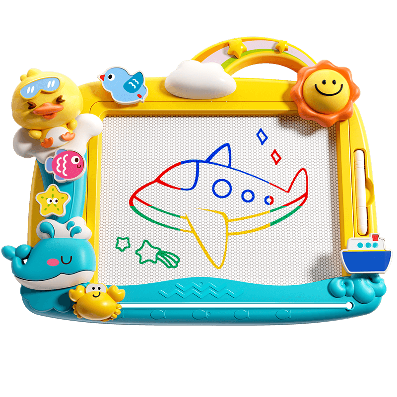 儿童画板家用幼儿磁性写字板1一3岁宝宝2涂鸦5磁力画画玩具可擦大