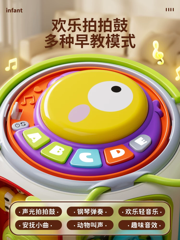 Grabber, drum, toy, 1 years, 6-12 month
