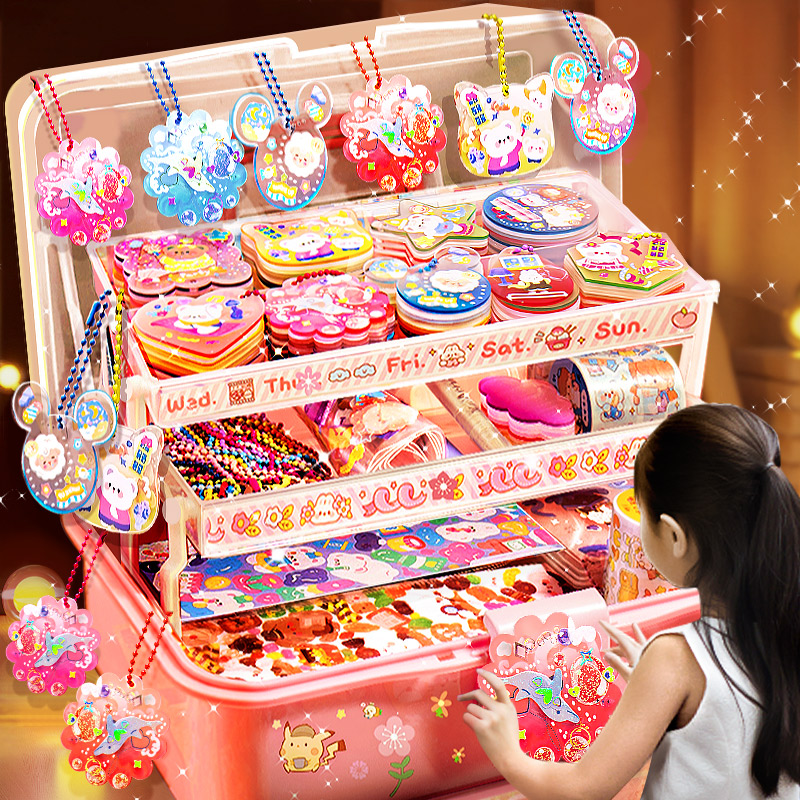 手工儿童diy女孩益智玩具3到6岁以上10拼图8一12小5子4女童7女生9