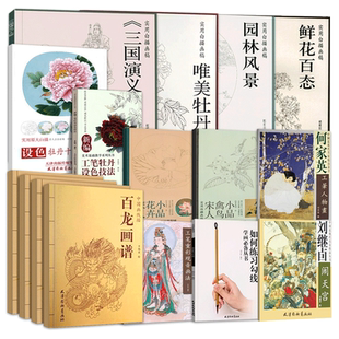 【14年老店】何家英工笔人物画重彩观音画法尚文杰编绘中国画名家解读国画技法绘画艺术天津杨柳青画社国画稿写意山水观音画法画谱