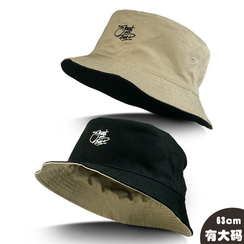 帽子男春夏潮牌短檐双面ins盆帽