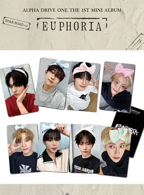 ALD1 EUPHORIA发带卡特典卡专辑卡 ALPHA DRIVE ONE周边自印小卡