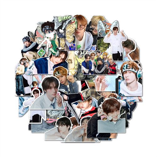 55张TWS贴纸迷你四专辑play hard贴画手账素材金道勋 申惟大头贴 - 封面