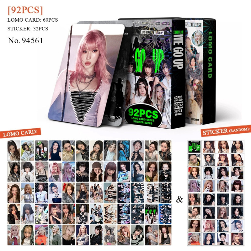 BABYMONSTER专辑WE GO UP明信片92张周边自制照片卡收藏卡贴纸ins