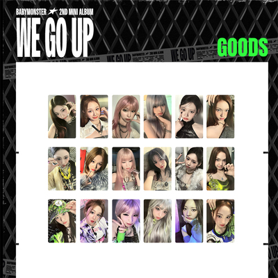 宝怪BABYMONSTER专辑小卡WE GO UP明信片周边自制郑雅譞 ASA照片