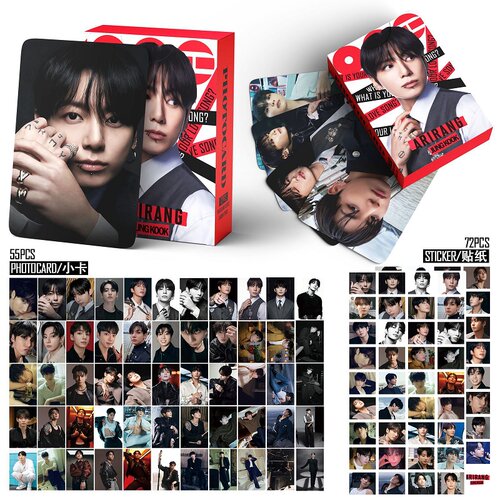 127张ARIRANG3寸自印3寸明信片小卡贴纸JUNG KOOK田柾国卡片贴纸