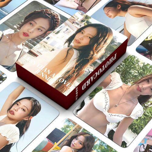 55张JENNIE金珍妮LESS THAN A LOVER小卡卡片自印3寸卡高颜卡收藏