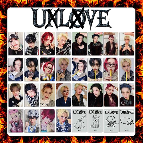 XLOV专辑UXLXVE周边小卡 特典卡 haru同款Jump Up 特典小卡UNLOVE