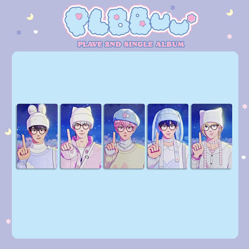 PLAVE组合PLBBUU专辑周边自印卡 WHOS FAN SHOP特典小卡明信片图片