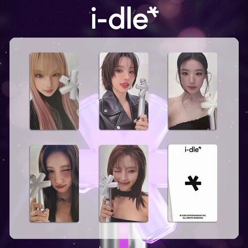 IDLE 应援灯自印小卡 三代应援棒卡 i-dle娃lightstick周边宋雨琦