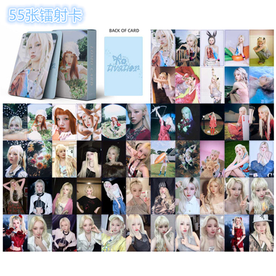 55张宋雨琦镭射自印小卡solo2专辑Motivation卡片YUQI单曲卡 IDLE
