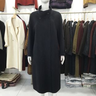 缇妃曼86027 双面呢羊绒大衣女2026冬季新款韩版中长羊毛外套
