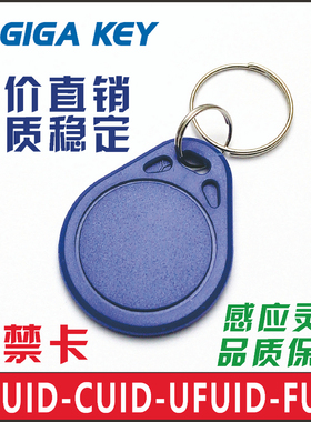 IC门禁卡UID/CUID/UFUID/FUID钥匙扣百卡可复制反复擦写感应钥匙