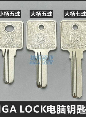 GIGA LOCK电脑钥匙胚8.8mm宽2.5mm厚钥匙胚适用TIGER防盗门钥匙胚