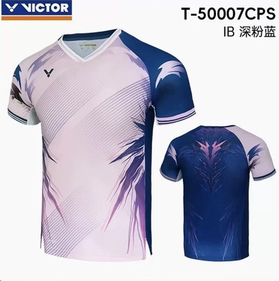 威克多李梓嘉短袖T恤羽毛球大赛