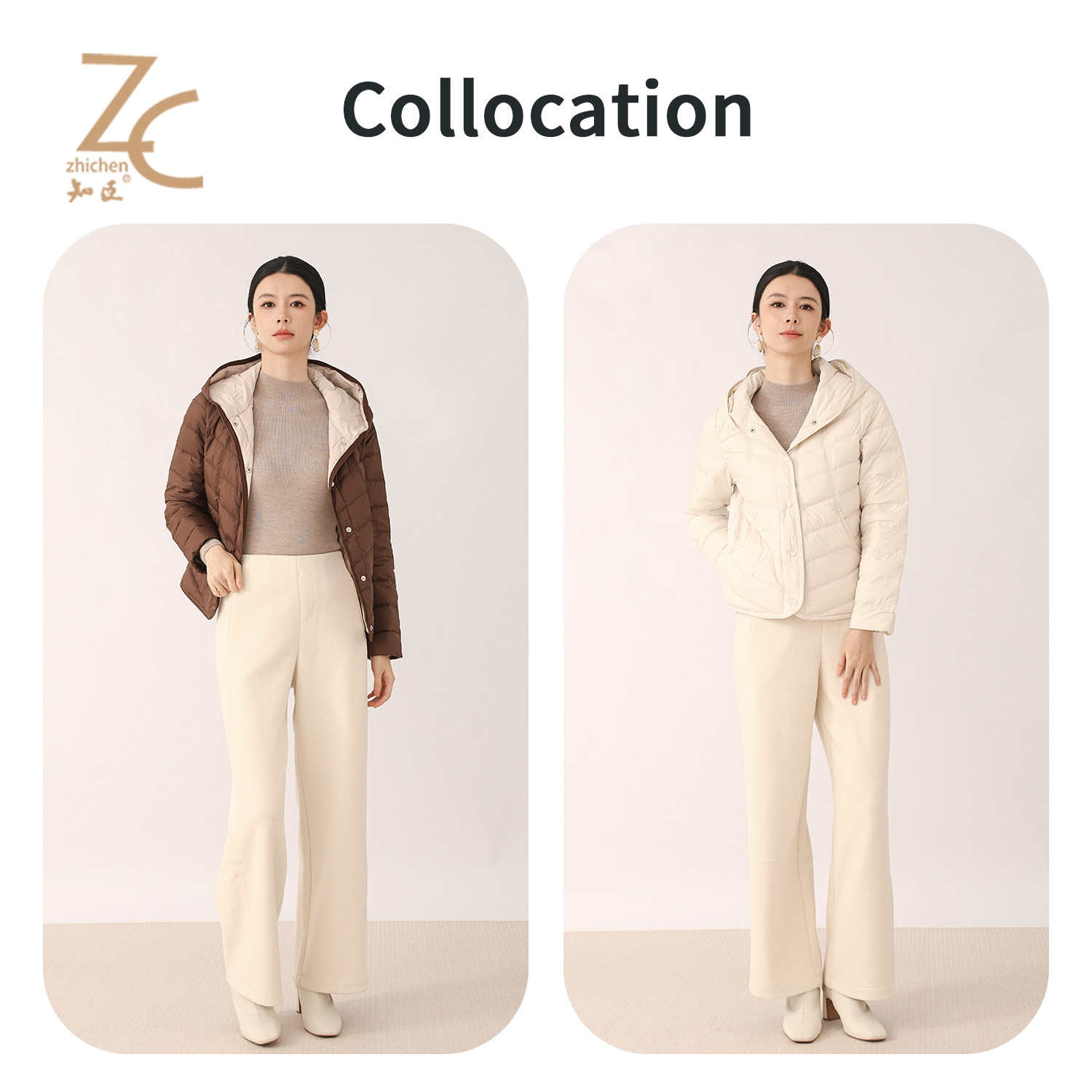 知臣冬季两色简约时尚户外显瘦连帽轻薄保暖羽绒服 T25894038,女装/女士精品,羽绒服,淘宝优惠券,粉丝福利购,淘宝优惠卷