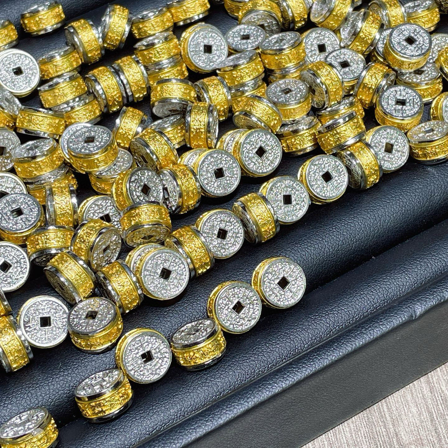 沙金平安喜乐配件手工diy文玩时尚配饰佛珠手串配件,饰品/流行首饰/时尚饰品新,绳,淘宝优惠券,粉丝福利购,淘宝优惠卷