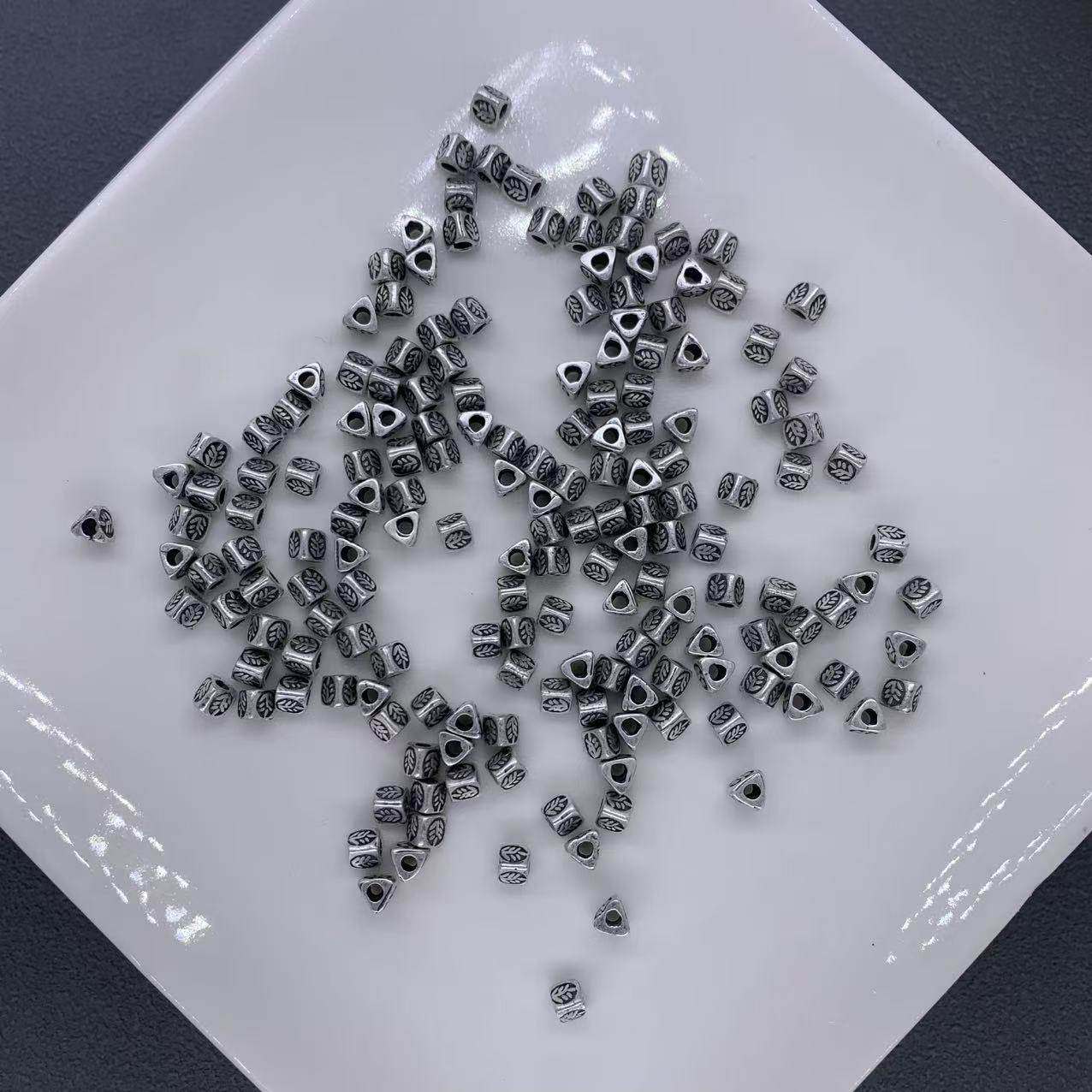 精工三七银麦穗三角隔珠配件手工DIY文玩时尚配饰佛珠串珠手链,饰品/流行首饰/时尚饰品新,其他DIY饰品配件,淘宝优惠券,粉丝福利购,淘宝优惠卷