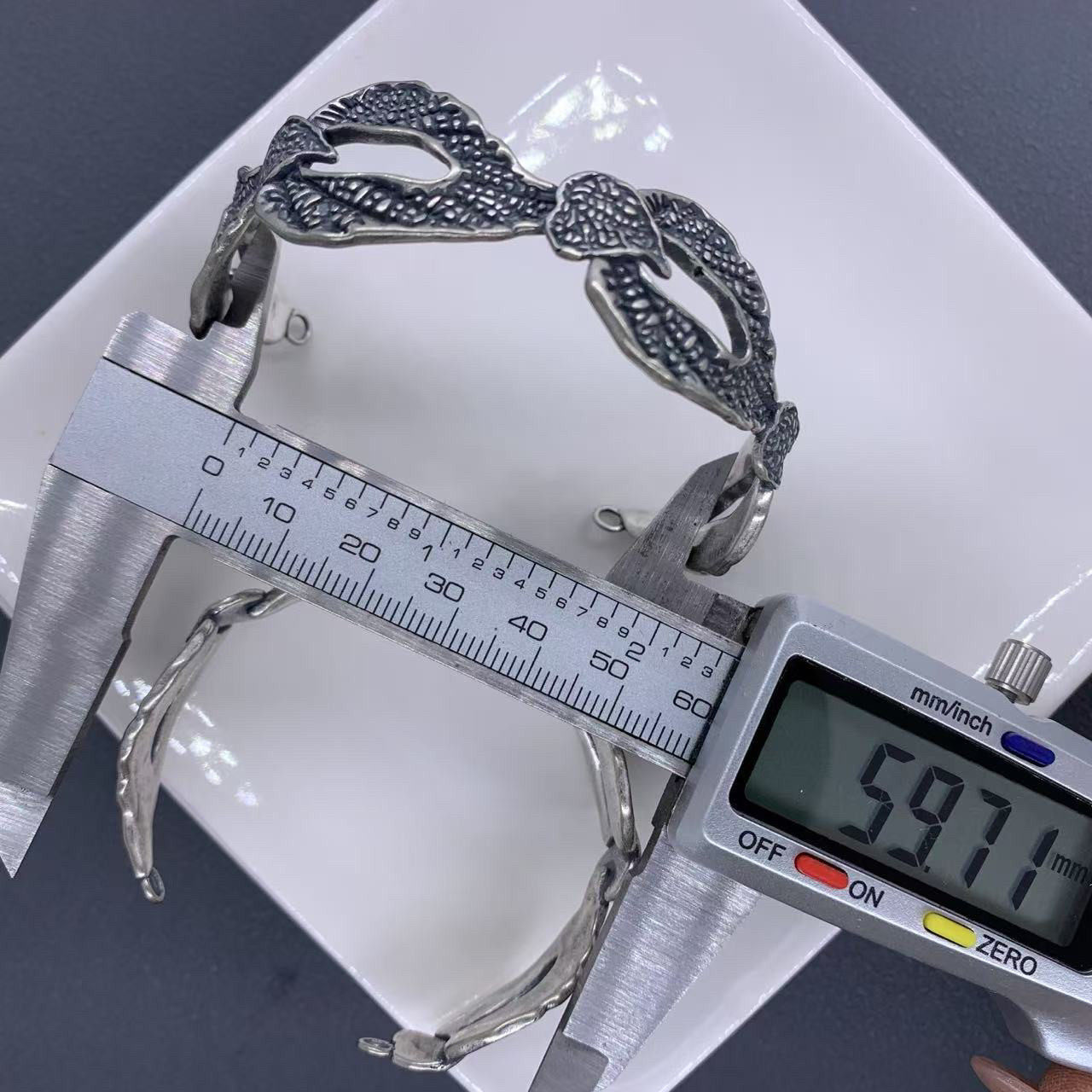 DIY精工三七老银树叶半镯手工编绳文玩配饰女款复古做旧民族风,饰品/流行首饰/时尚饰品新,手镯,淘宝优惠券,粉丝福利购,淘宝优惠卷