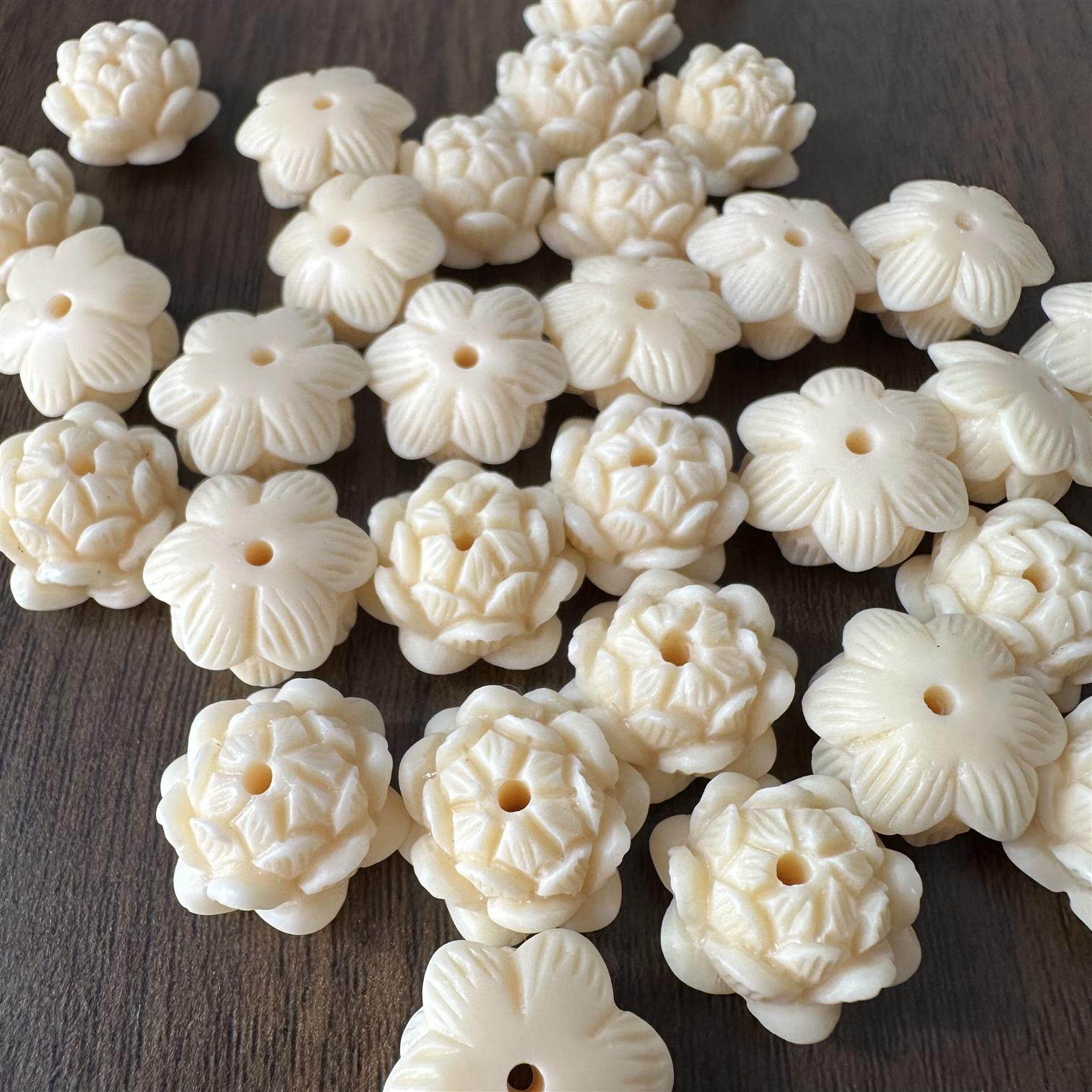 象牙果莲花配件手工diy配饰配件时尚文玩佛珠手串隔珠,饰品/流行首饰/时尚饰品新,其他DIY饰品配件,淘宝优惠券,粉丝福利购,淘宝优惠卷