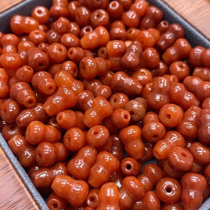 天然红翡葫芦吊坠滴流手工diy文玩时尚配饰佛珠串珠手链,饰品/流行首饰/时尚饰品新,其他DIY饰品配件,淘宝优惠券,粉丝福利购,淘宝优惠卷