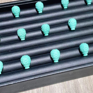 菱镁矿回纹三通配件手工diy文玩佛珠手串项链编绳配饰隔珠散珠