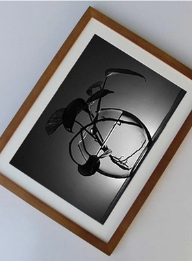 画框实木挂墙八开四KA4A3文化墙工笔水彩素描5060708090120原木