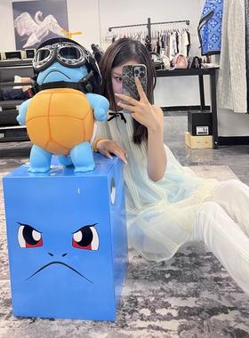 神奇宝贝手办 傲娇杰尼龟 卡拉 潮玩手办 朋友生日礼物橱窗摆件